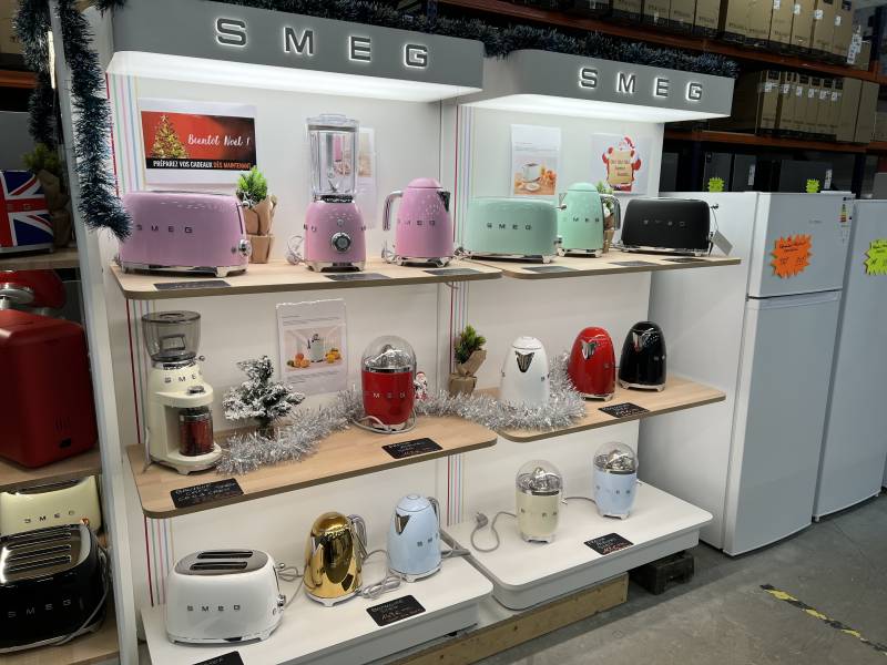 Découvrez notre sélection d'appareils de la marque SMEG pour Noel
