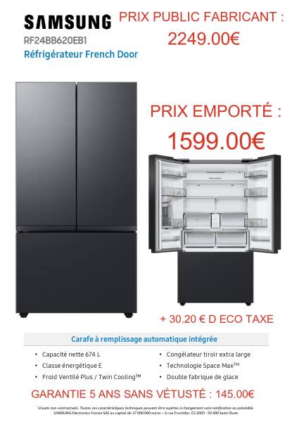 Réfrigérateur french door SAMSUNG à La Teste-de-Buch