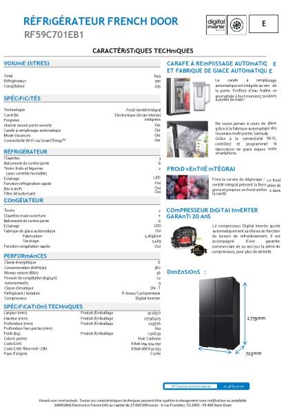 Réfrigérateurs multiportes pas chers à mios 