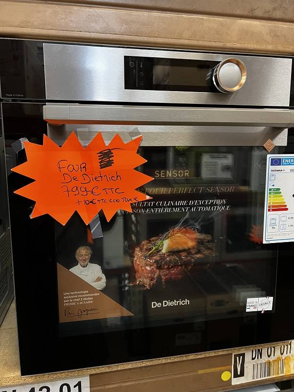 Fours encastrables Electrolux, Miele, De Dietrich à prix discount Bassin d'Arcachon